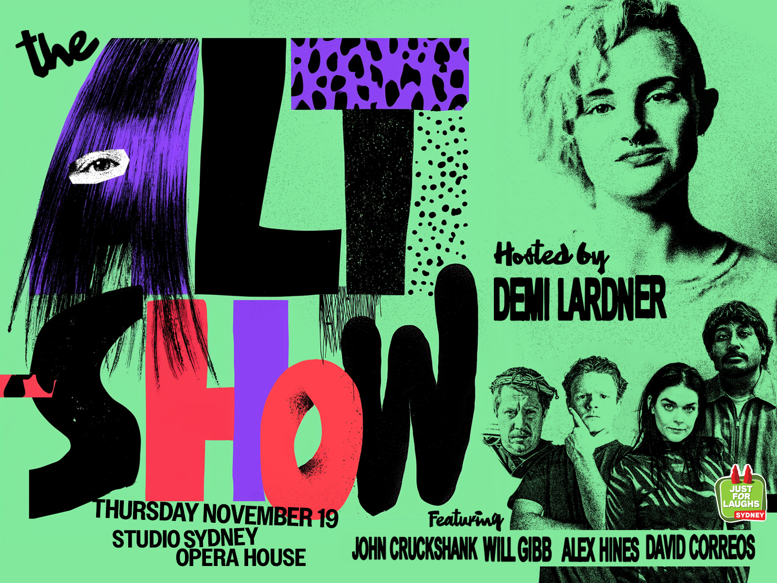 Demi Lardner (host), Will Gibb, John Cruckshank, David Correos, Alex Hines - The Alternative Show
